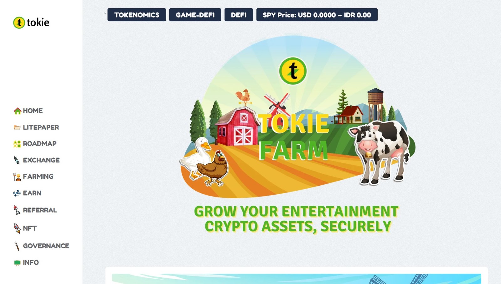 Tokiefarm Token